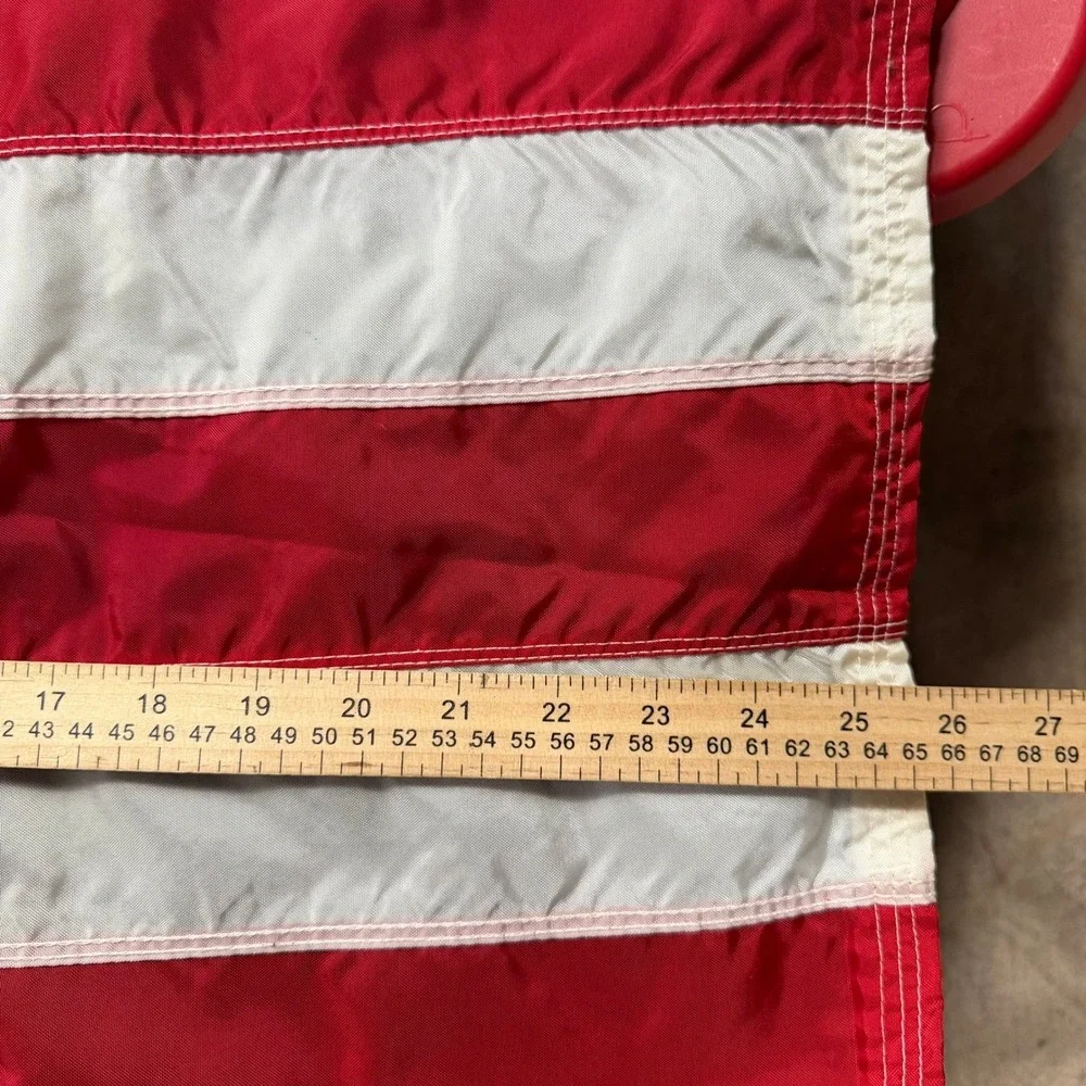 Annin & Co Nyl-Glo American Flag 100% Nylon Bunting Embroidered Stars 8834